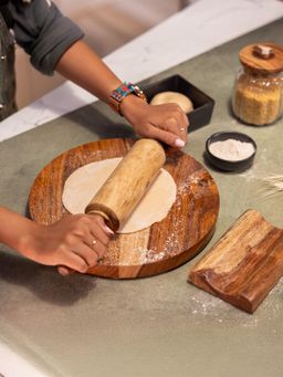 IREKA HOMES - Roll It Rolling Stand Chakla with Belan Board & Pin