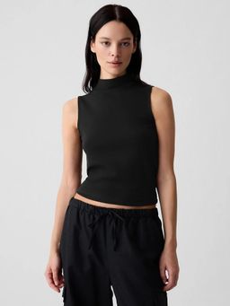 GAP - Womens Black Solid Top