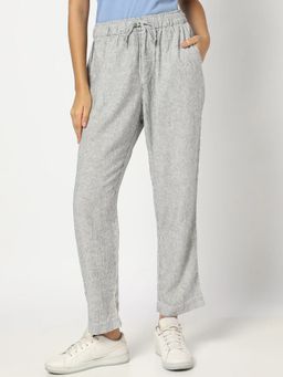GAP - Womens Self-Design Regular Fit Trouser