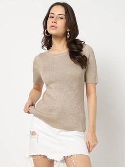 GAP - Womens Gold Textured Top