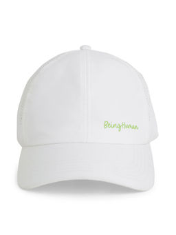 Being Human - Men's White Solid Cap