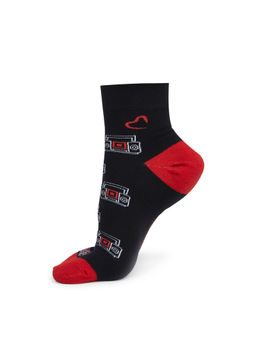 Being Human - Men's Black Printed Socks