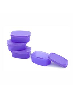 Signoraware - Blue Plastic Cute Containers with Lid (Pack Of 3)