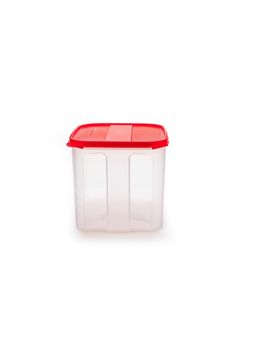 Signoraware - Red Plastic Modular Square Container with Lid