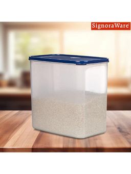 Signoraware - Navy Blue Modular Rectangular Container with Lid