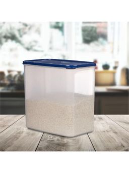Signoraware - Navy Blue Plastic Modular Rectangular Container with Lid
