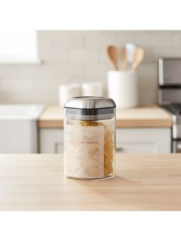 STOR - Transparent Glass Storage Container with Press Lid