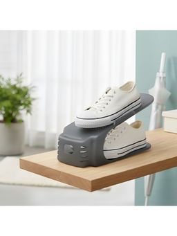 STOR - Grey Shoe Storage Racks (Pack of 3)