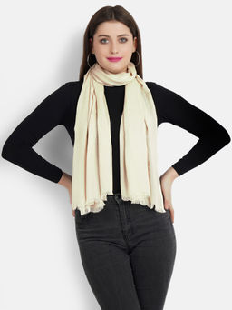 Aditi Wasan - Offwhite Viscose Stole