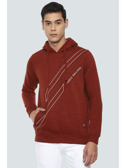 Louis Philippe - Maroon Sweatshirt