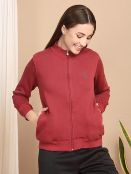 Sweet Dreams - Women Solid Red Jacket