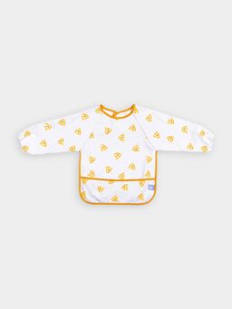Mi Arcus - Printed Long Sleeve Full Coverage Baby Bib with Pocket