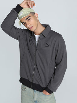 Puma - Grey Solid Regular Jacket