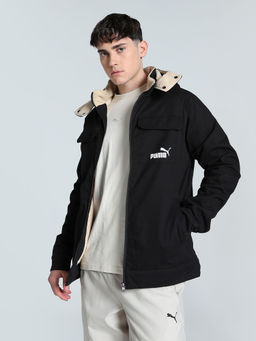 Puma - Black Solid Slim Jacket