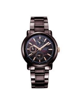 Aries Gold - Contender Multifunction Mop Dial Watch With Sapphire Glass For Women- B 7302 Cf-Bkrg