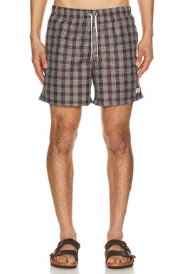 Bather - Printed Classic Swim Trunk