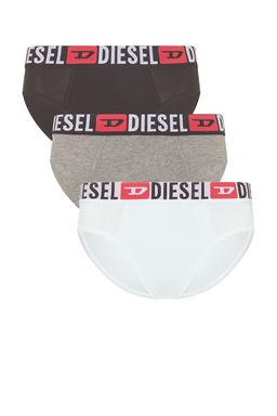 Diesel - Three-pack Of Solid Colour Briefs