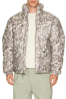HUF - 89 Warped Camo Tyvek Puffer Jacket