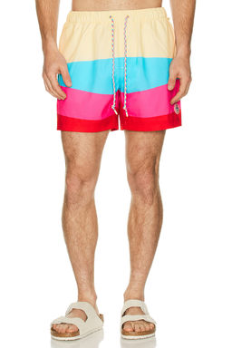 Original Penguin - 5 Box Rec Degrade Swim Shorts