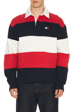 Tommy Jeans - Relaxed Badge Stripe Rugby