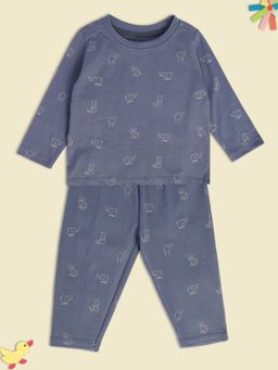 MINI KLUB - Baby Boys Grey T-Shirt and Trousers (Set of 2)