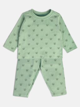 MINI KLUB - Baby Boys Green T-Shirt and Trousers (Set of 2)