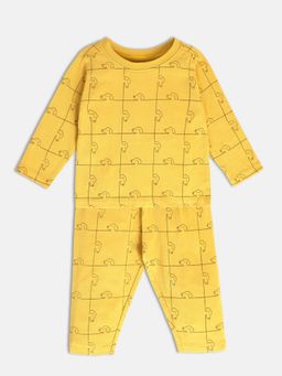 MINI KLUB - Baby Boys Yellow T-Shirt and Trousers (Set of 2)
