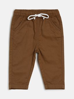 MINI KLUB - Baby Boys Brown Woven Pant