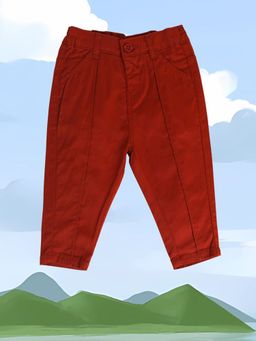 MINI KLUB - Baby Boys Red Woven Pant
