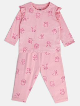 MINI KLUB - Baby Girls Pink Top and Trousers (Set of 2)