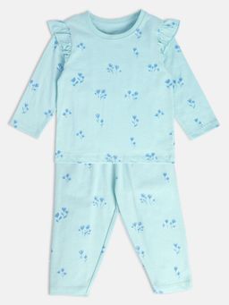 MINI KLUB - Baby Girls Blue Top and Trousers (Set of 2)