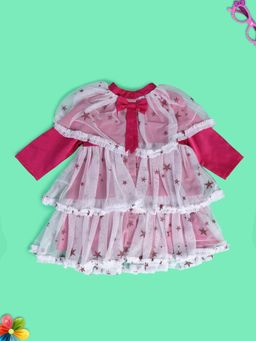MINI KLUB - Baby Girls Hot Pink Dress
