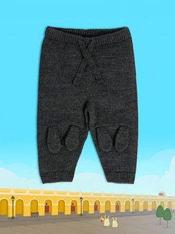 MINI KLUB - Baby Girls Grey Knit Joggers