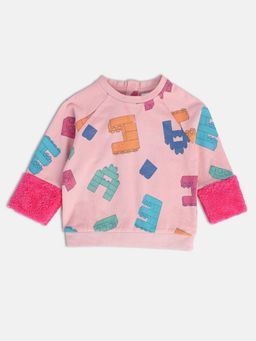 MINI KLUB - Baby Girls Pink Sweatshirt