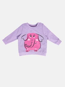 MINI KLUB - Baby Girls Purple Sweatshirt