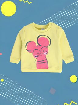 MINI KLUB - Baby Girls Yellow Sweatshirt