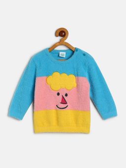 MINI KLUB - Baby Girls Blue Sweater
