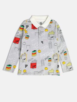 MINI KLUB - Boys Grey Polo T-Shirt