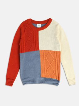 MINI KLUB - New Born and Baby Boys Colorblock Sweater