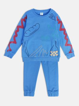 MINI KLUB - Boys Blue Top and Bottom (Set of 2)