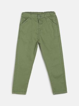 MINI KLUB - Boys Green Woven Pant