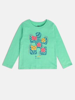 MINI KLUB - Girls Green Knit Top