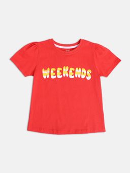 MINI KLUB - Girls Red Knit Top