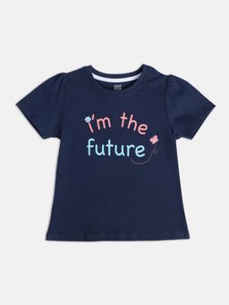 MINI KLUB - Girls Blue Knit Top