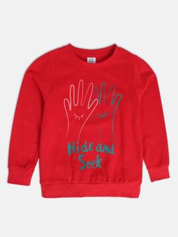 MINI KLUB - Girls Maroon Sweatshirt