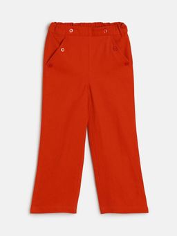 MINI KLUB - Girls Red Woven Pant