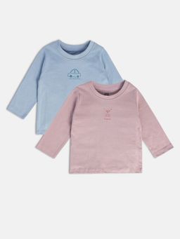 MINI KLUB - New Born and Baby Boys Printed T-Shirts (Pack of 2)