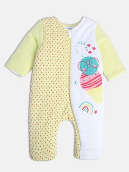 MINI KLUB - New Born and Baby Girls Lime Romper