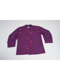 nona - Lehr Curvy Shirt-Purple