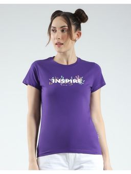 Rock.it - By Womens Crew Neck T-shirt - Purple